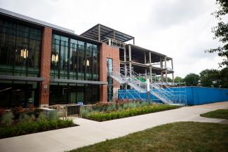 Construction work on the Gatton Student Center